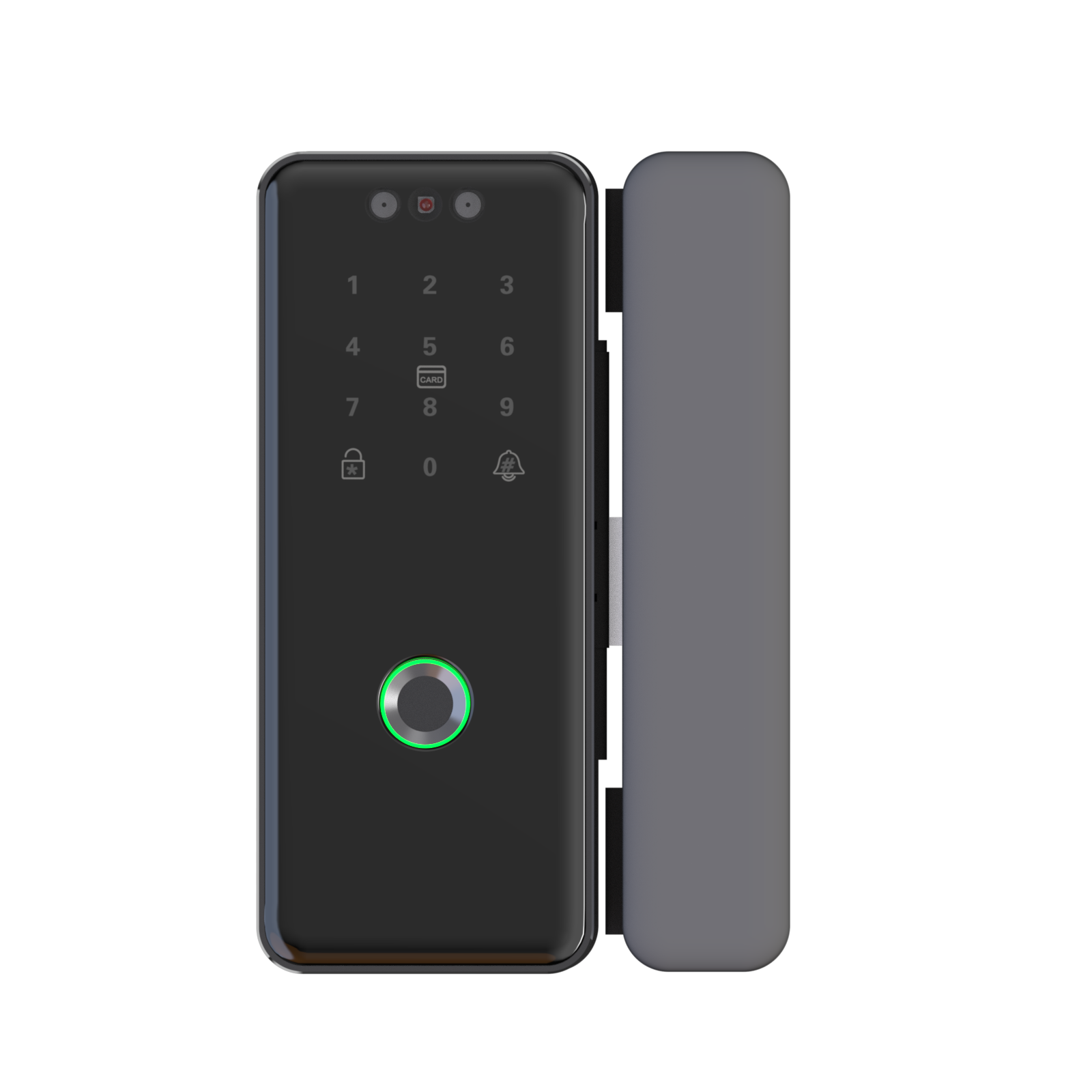 【Winson 威聲智能家居】G9 玻璃門專用人臉辨識智能鎖