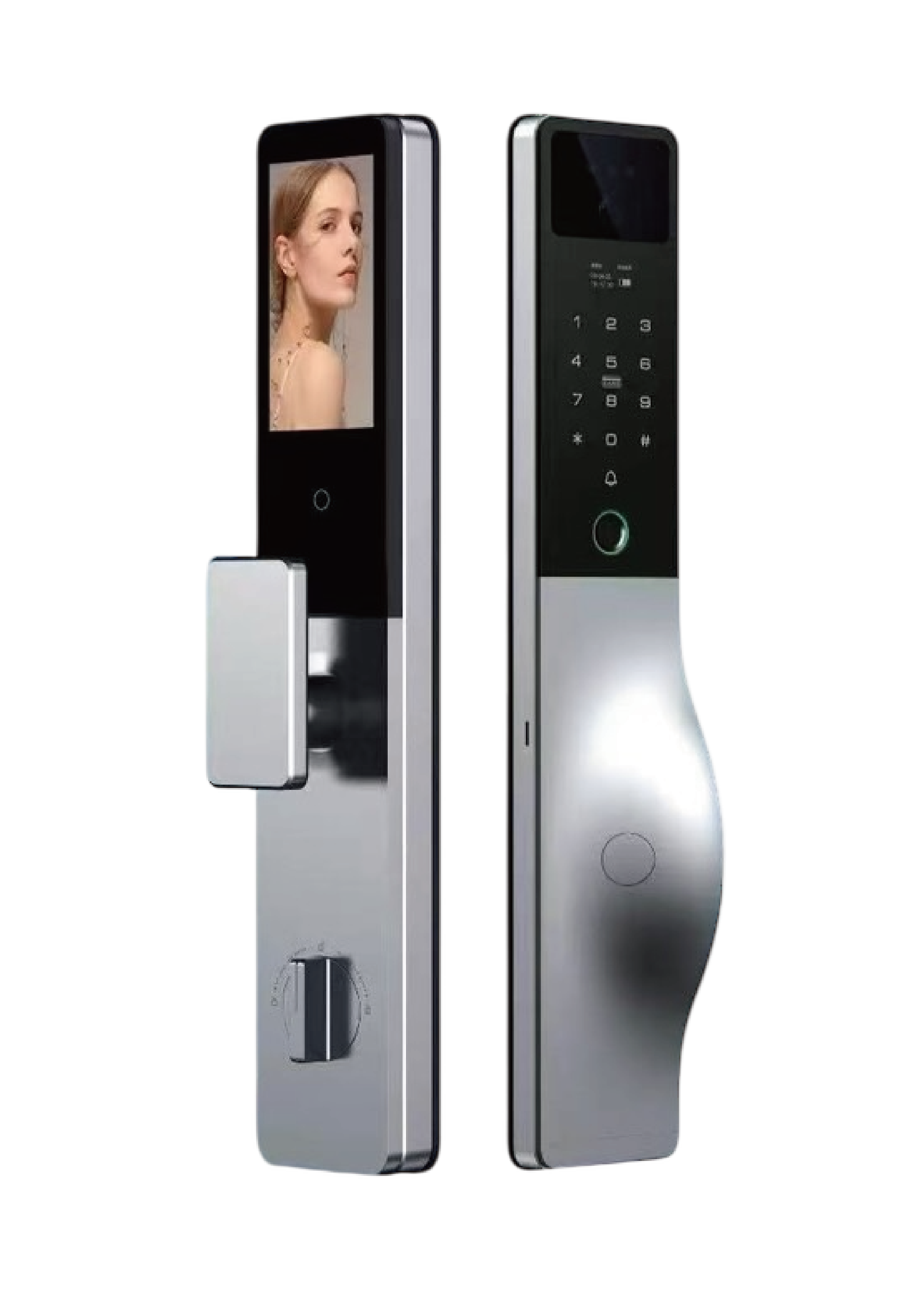 【Winson 威聲智能家居】SC9 圓弧款十合一 掌靜脈人臉辨識智能鎖